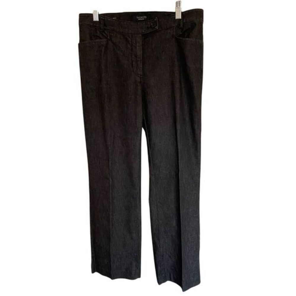 Talbots Women's Denim Pants Straight Leg Dark Wash Career Casual Size 6